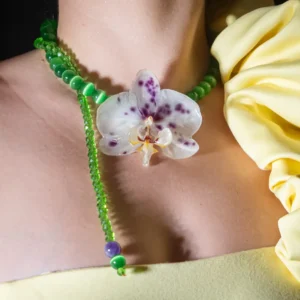 Jade Orchid Necklac